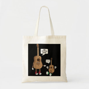 Uke I am Your Father Funny Guitar Ukulele Player M Tote Bag