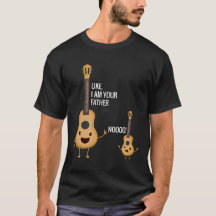 Uke I Am Your Father T Shirt Ukulele Funny Guitar 