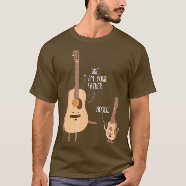 Uke I Am Your Father T Shirt Ukulele Guitar (Front)
