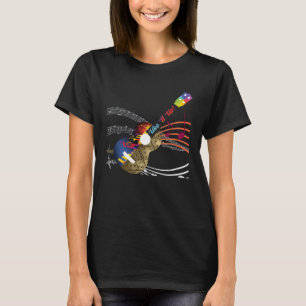 Uke It UP with musical notes Ukulele T-Shirt