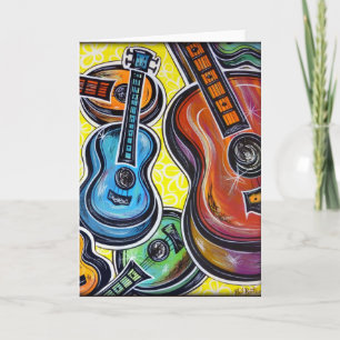 Uke Orchestra Greeting Card