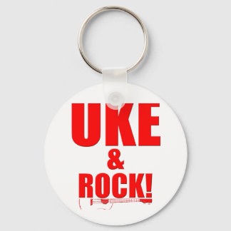 Uke & Rock Key Ring