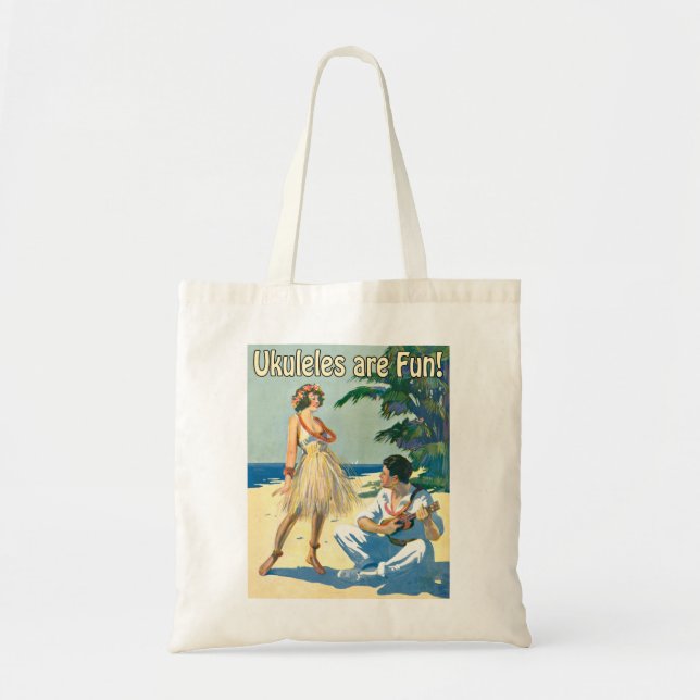 Ukes Are Fun! Tote Bag (Front)
