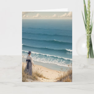 Ukiyo-e Art Japanese Woman Sympathy Card