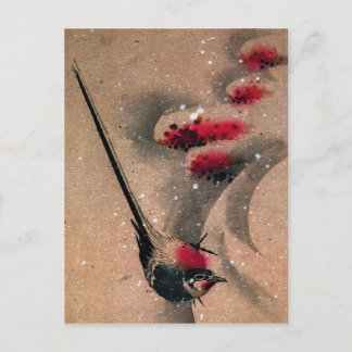 Ukiyo-e Bird Postcard