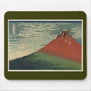 Ukiyo-e Hokusai Fujiyama Mouse Pad