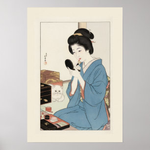 Ukiyo-e Inspired – Dramatic JAPAN Poster