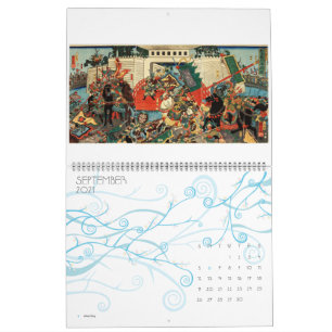 Ukiyo-E Japanese Woodblock Prints Calendar