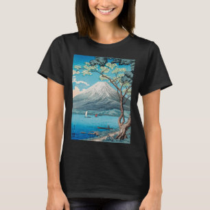Ukiyo e  Mt Fuji Japanese Painting Print Masterpie T-Shirt