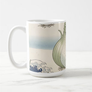 Ukiyo-e Onion Wave Pattern Coffee Mug