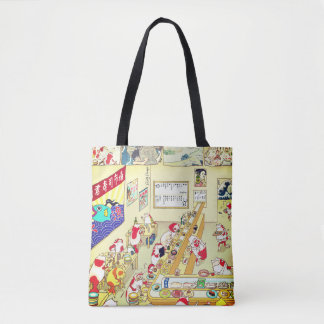 Ukiyoe Goldfishes–sushi!! Tote Bag
