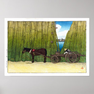 ukiyoe - hasui - C08 -  By the Sumida River Aroun… Poster