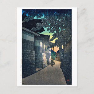 ukiyoe [hasui] C20 Kosho Temple, Himi, Etchu Postcard