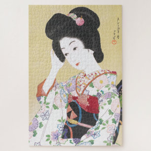 ukiyoe - hasui - m01 - The fading spring -  Jigsaw Puzzle