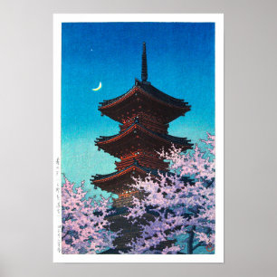 ukiyoe - hasui - m08 - Spring Evening - Poster
