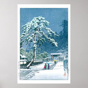 ukiyoe - hasui - No.12 The Hommonji Temple, … Poster