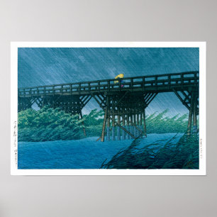 ukiyoe - hasui - No.35 Evening shower at Imai … Poster