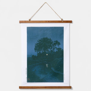 ukiyoe - hasui - No.45 Minuma River at Omiya - Hanging Tapestry