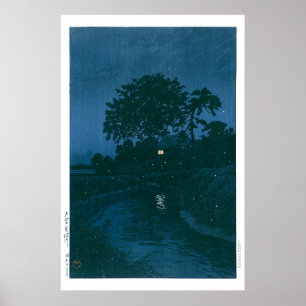 ukiyoe - hasui - No.45 Minuma River at Omiya -  Poster