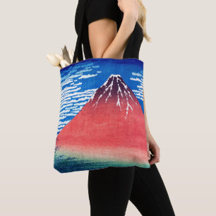ukiyoe - Hokusai : No.33 Red Fuji - Tote Bag