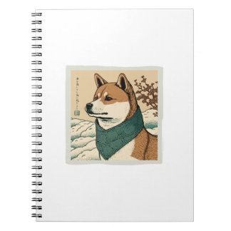 UKIYOE JAPANESE: SHIBA INU NOTEBOOK
