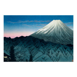 Ukiyoe [komei] 06 Mount Fuji From Hakone Poster