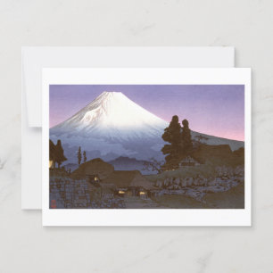 ukiyoe [komei] Mount Fuji From Mizukubo Postcard