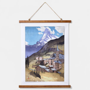 ukiyoe - Yoshida - 04 - Matterhorn -  Hanging Tapestry
