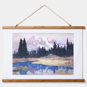ukiyoe - Yoshida - 07 - Mount Rainier - Hanging Tapestry