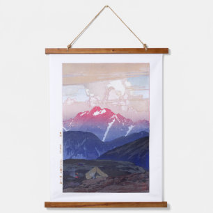 ukiyoe - Yoshida - 10 - Morning on Mt. Tsurugi - Hanging Tapestry