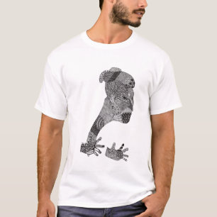 Ukiyoe Zentangle T shirt