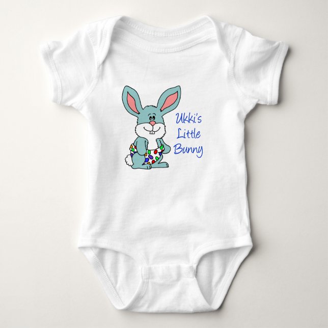 Ukki's Little Bunny Baby Bodysuit (Front)