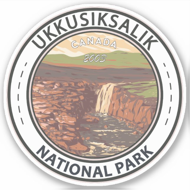 Ukkusiksalik National Park Canada Travel Vintage (Front)