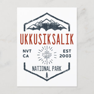 Ukkusiksalik National Park Canada Vintage Postcard