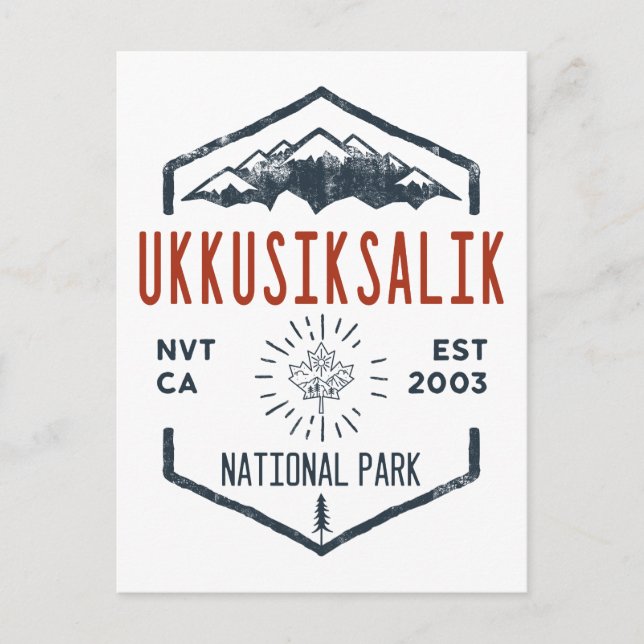Ukkusiksalik National Park Canada Vintage Postcard (Front)
