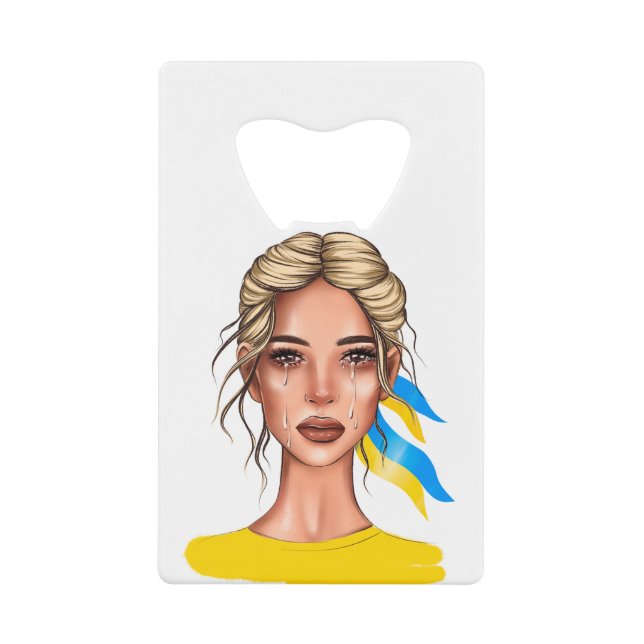 Ukrain Stop War Blond Hair (Front)