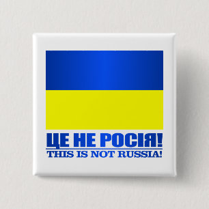 Ukraine ( 15 cm square badge