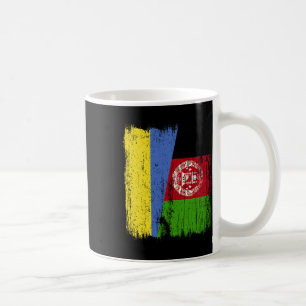 Ukraine Afghanistan Half Flag Ukrainian Afghan Her Coffee Mug