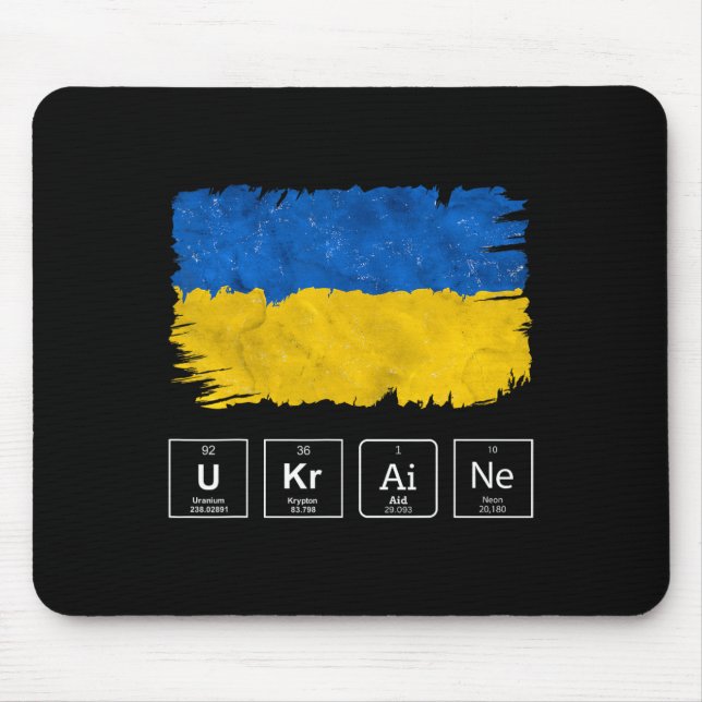 Ukraine Aid Support  Mouse Pad (Front)