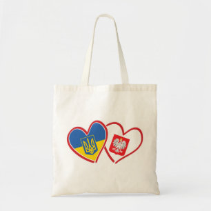 Ukraine-and-Polish-Eagle-Flag Tote Bag