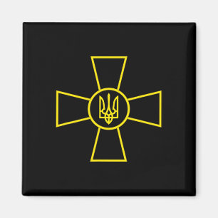 Ukraine Armed Forces Emblem Ukrainian Army Flag (y Magnet