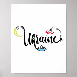 Ukraine Beauty Of Ukraine Ukrainian Land Symbol Poster