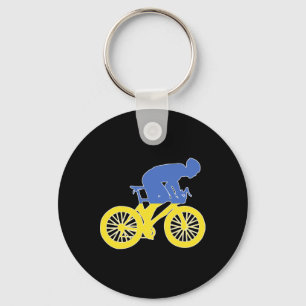 Ukraine Biker Nation Rider World Flags  Key Ring