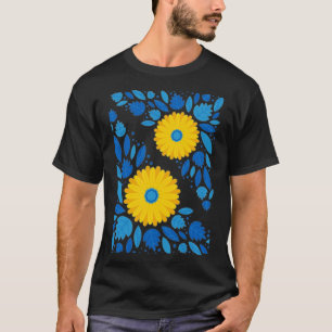 Ukraine Blue And Yellow Sticker T-Shirt