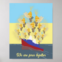 Ukraine "blue yellow" colourful
