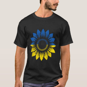 Ukraine Blue Yellow Sunflower Ukrainian Pride Men T-Shirt