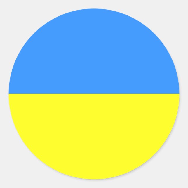 Ukraine  button classic round sticker (Front)