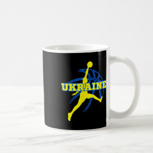 Ukraine Bysketbyll Fan Support Stadium Coffee Mug