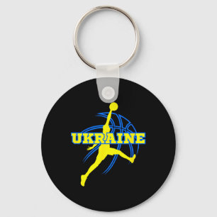 Ukraine Bysketbyll Fan Support Stadium  Key Ring