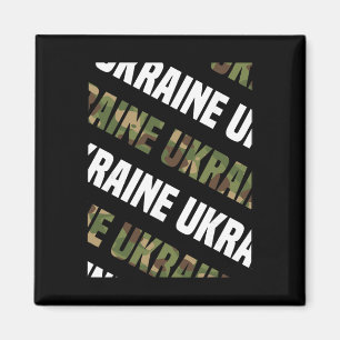 Ukraine Camo Pattern Green Camouflage  Magnet